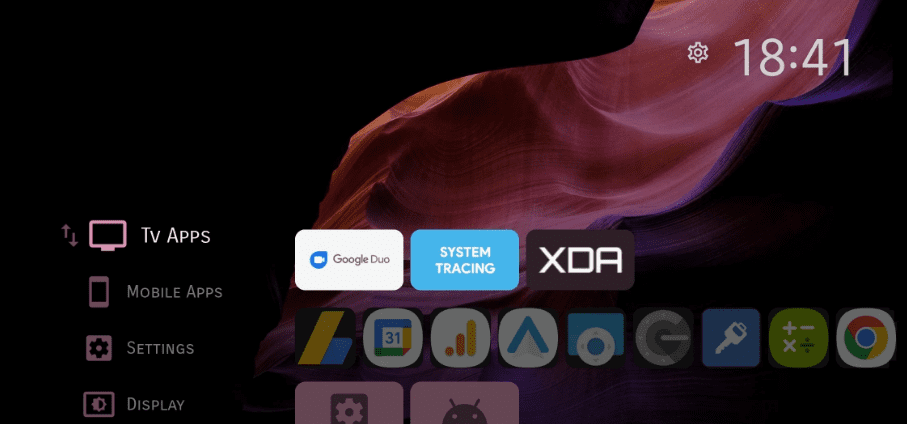 Скриншот приложения Projectivy Launcher