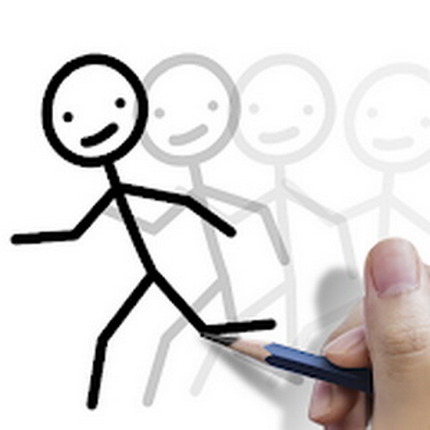 Stickman - рисовать мультики
