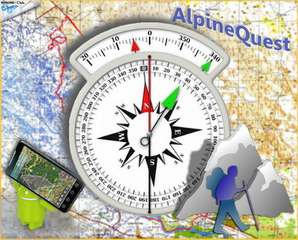 AlpineQuest - Навигация по растровым картам
