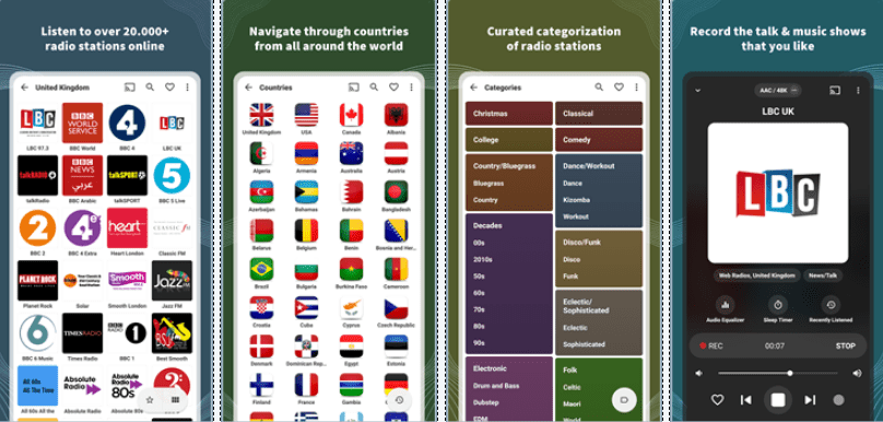 Скриншот приложения VRadio - Online Radio App 