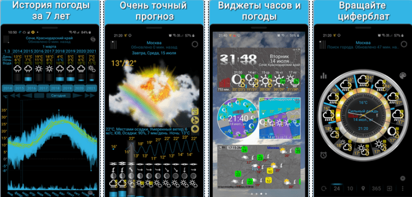 Скриншот приложения Weather app - eWeather HDF