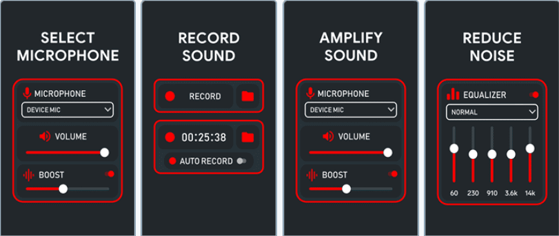 Скриншот приложения Hear Clear / Услышать на расстоянии