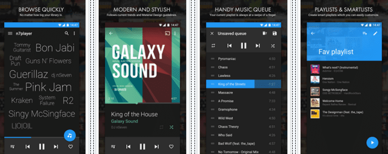 Скриншот приложения n7player Music Player